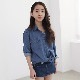 BAOBAO �Ҷ��� �Х��Х� �Ҥɤ� �ǥ˥� ����� �ǥ˥�������� Ĺµ ���λ� ���դ� �ݥ��å� ���å� �Ҷ������ 120-170cm �ǥ˥ॷ���
