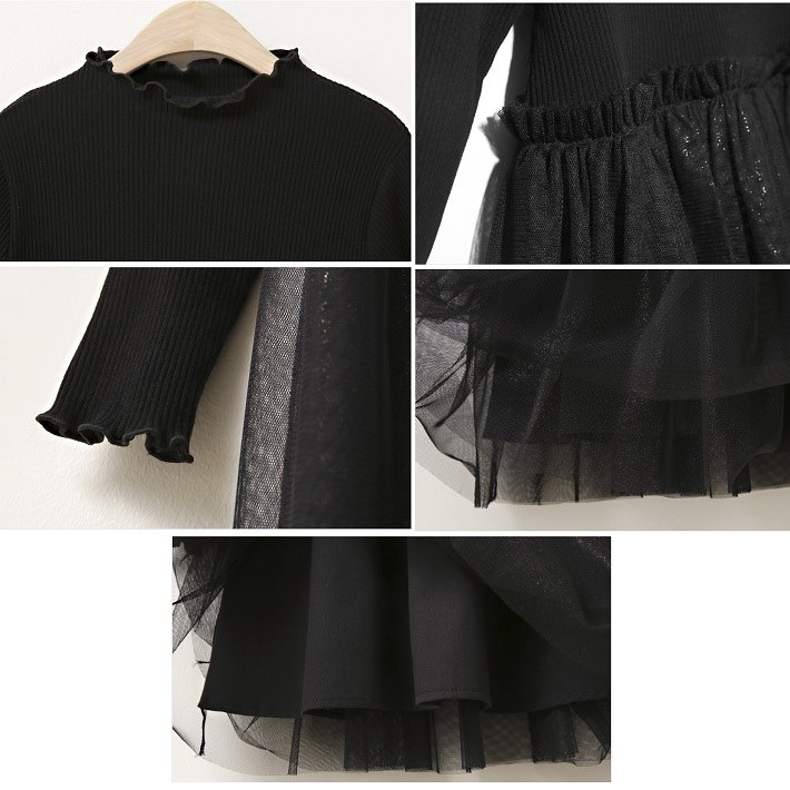 BAOBAO �Ҷ��� �Х��Х� �Ҷ� ���ԡ��� �ɥ쥹 �Ҷ��� Ĺµ �ե쥢���󥰥��ԡ��� ���塼����ԡ��� ���å� �Ҥɤ�ɥ쥹 �Ҷ����ԡ��� 110-160cm �֥�å�