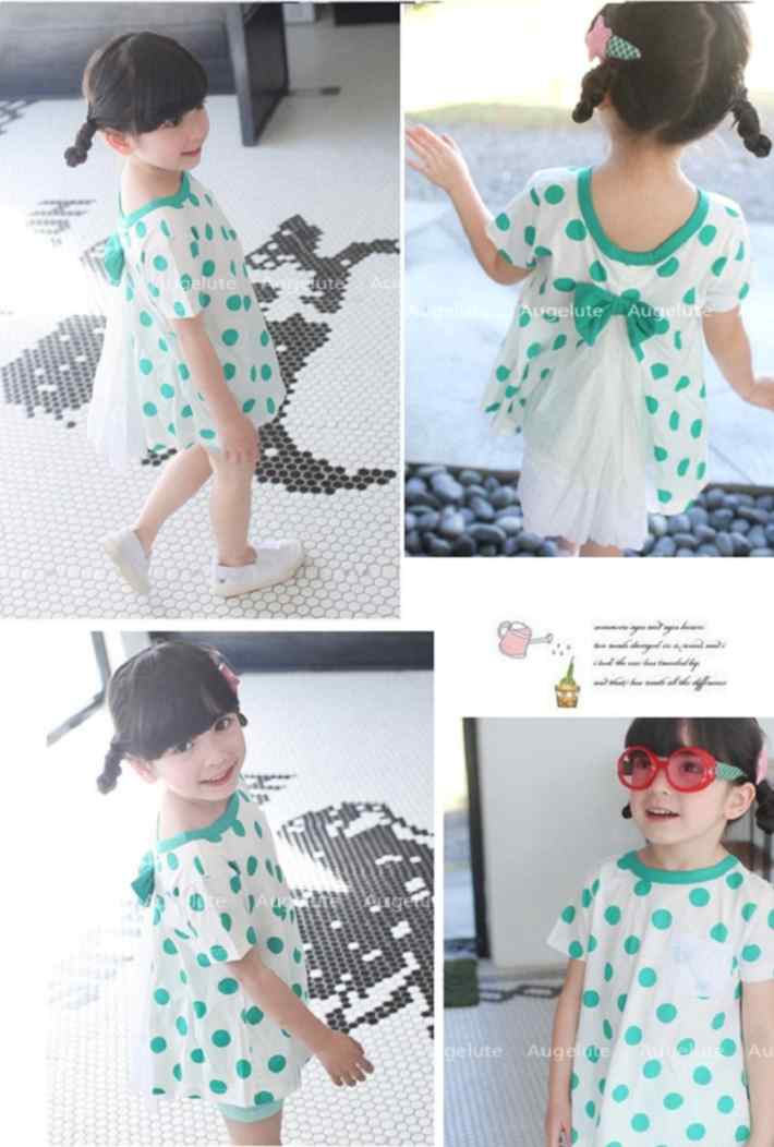 BAOBAO �Ҷ��� �Х��Х� (kids) �����奢�� Ⱦµ T����� �졼�� �ե쥢T����� �Хå��졼����ܥ� ���λ� ���T����� ���å� �Ҷ�T����� 90-130cm �ԥ� ���꡼��