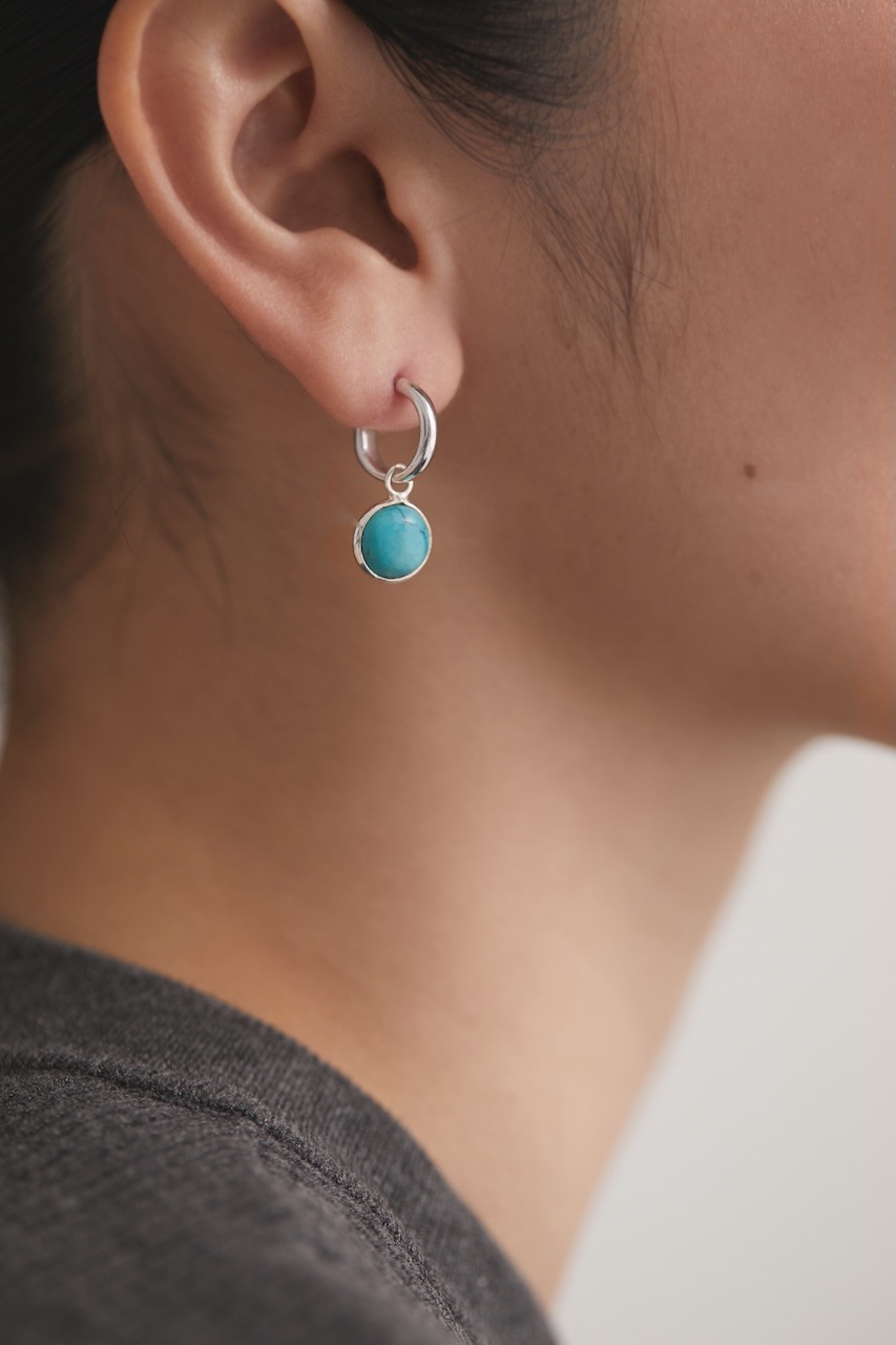 【NEW ARRIVAL】Ludique Round Turquoise Silver