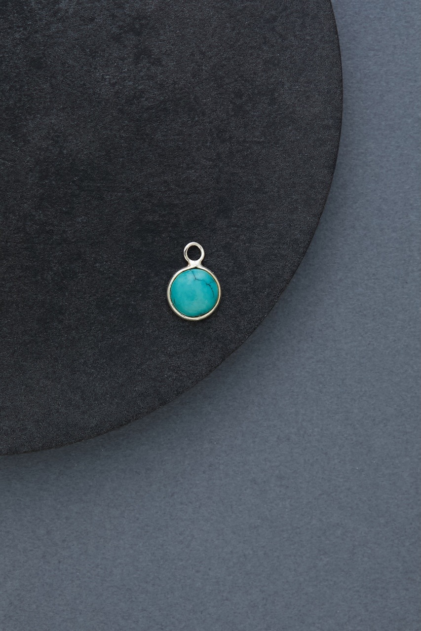 【NEW ARRIVAL】Ludique Round Turquoise Silver