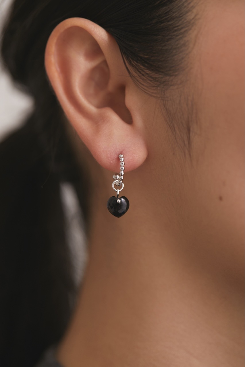 【NEW ARRIVAL】Ludique Onyx Heart Silver