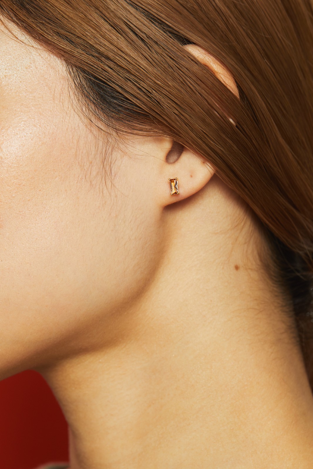 Honesty Rectangle Quartz smoky