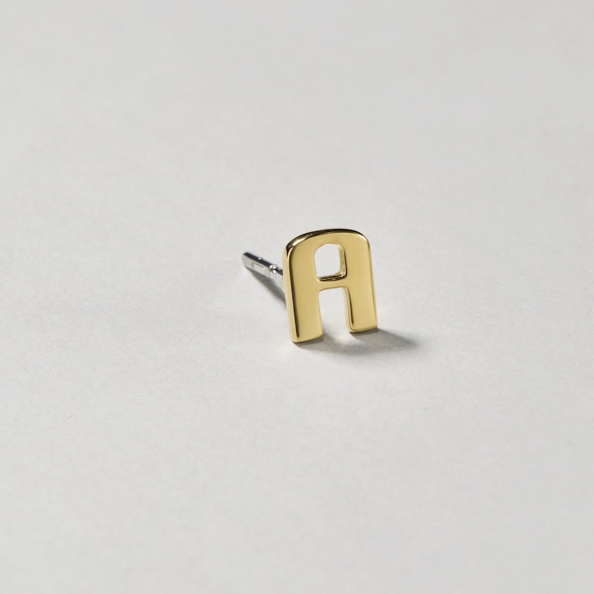 【COLLABORATION】Pilgrim Surf+Supply / Initial Earrings A