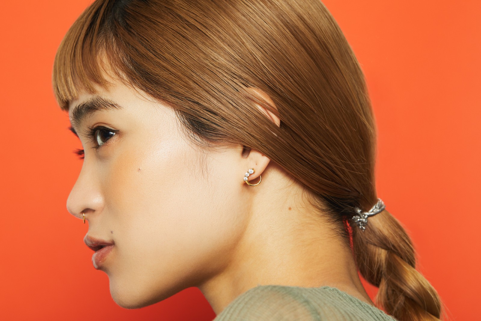 【本日限定値下】RATS TAIL EARRINGS 18K GOLD RATS - TAIL EARRINGS 18K GOLD (GOLD) / テール イヤリング | LOOPHOLE