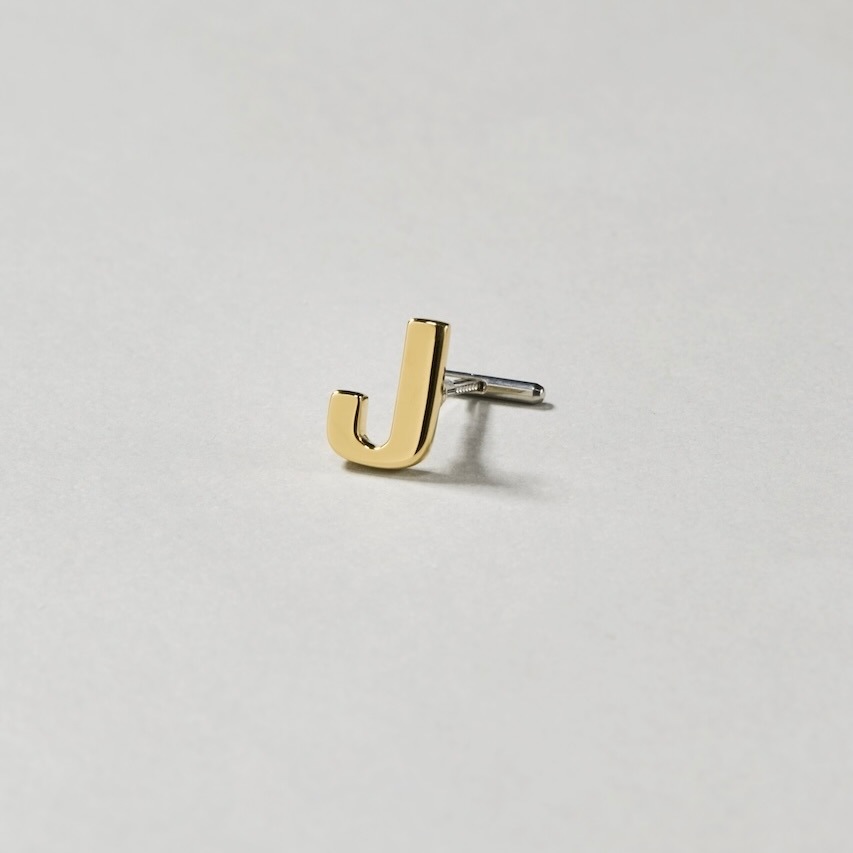【COLLABORATION】Pilgrim Surf+Supply / Initial Earrings J