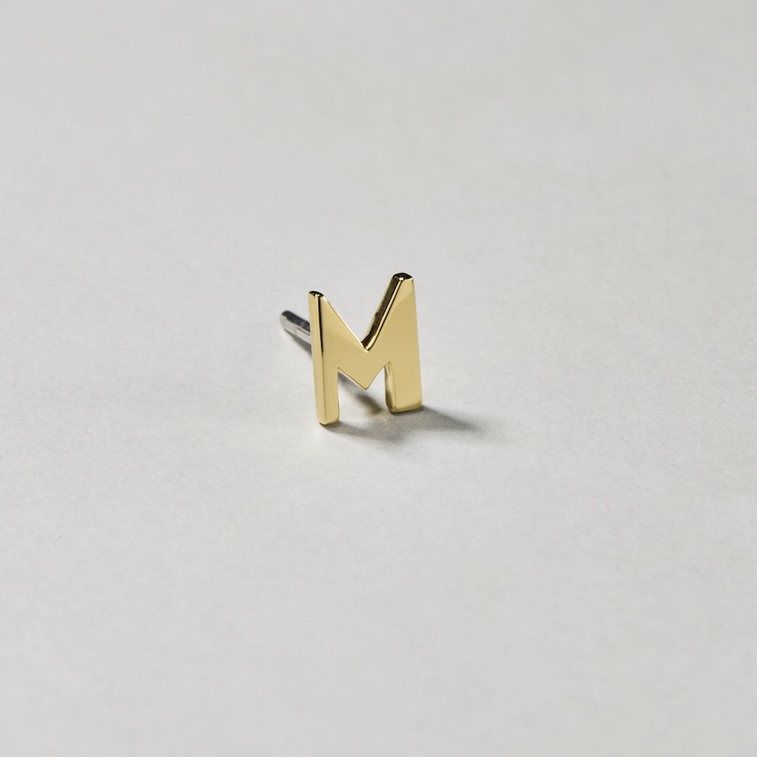 【COLLABORATION】Pilgrim Surf+Supply / Initial Earrings M