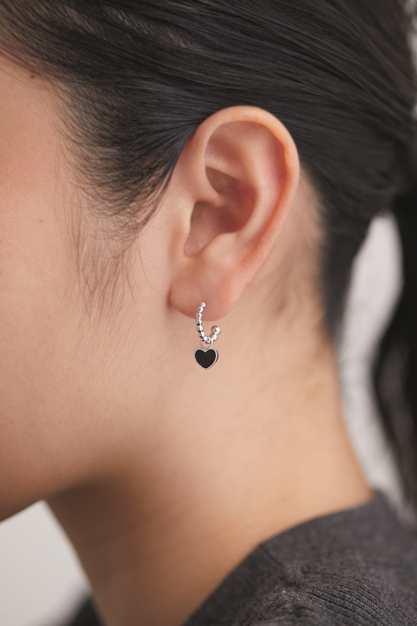 【NEW ARRIVAL】Ludique Noir Heart Silver