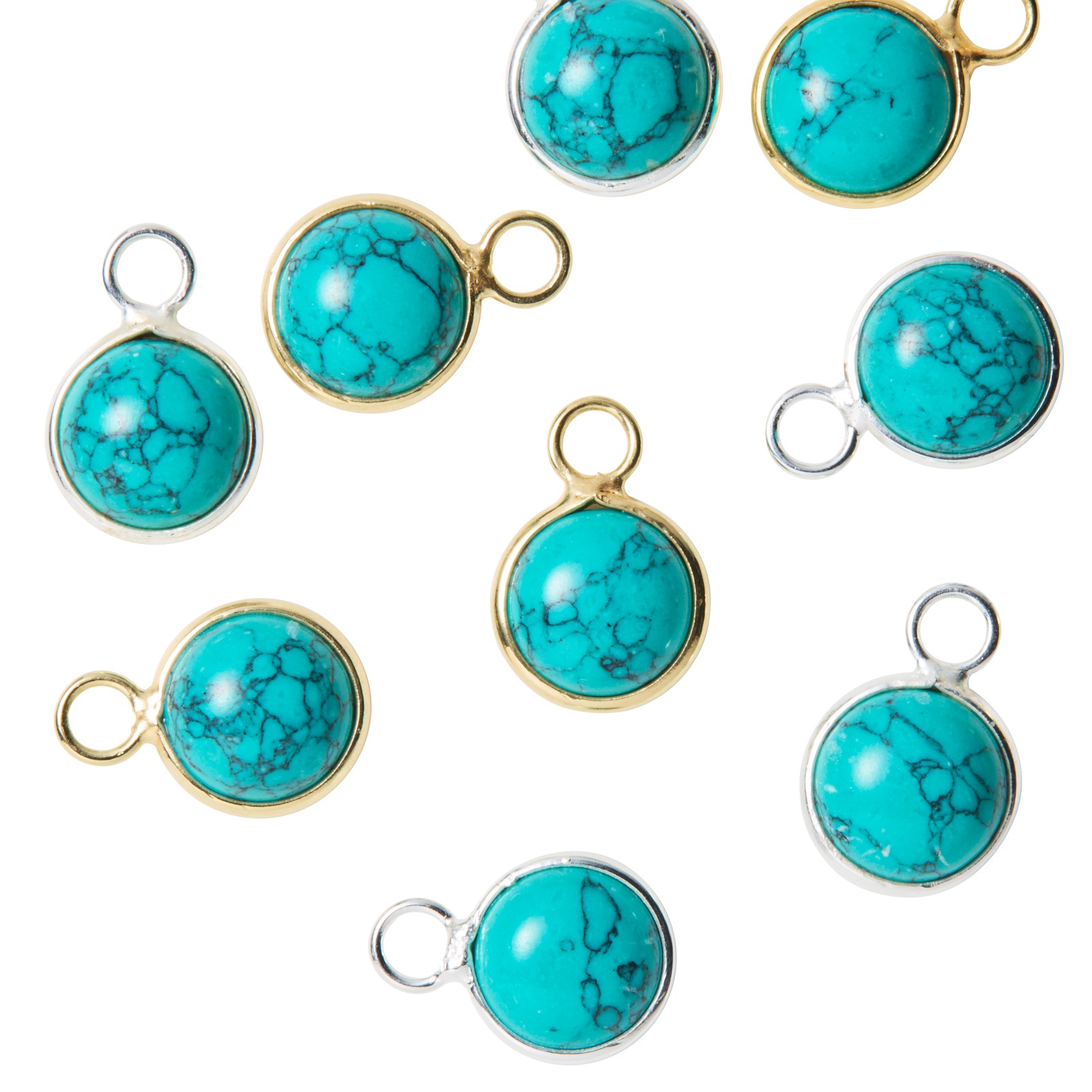 【NEW ARRIVAL】Ludique Round Turquoise Gold