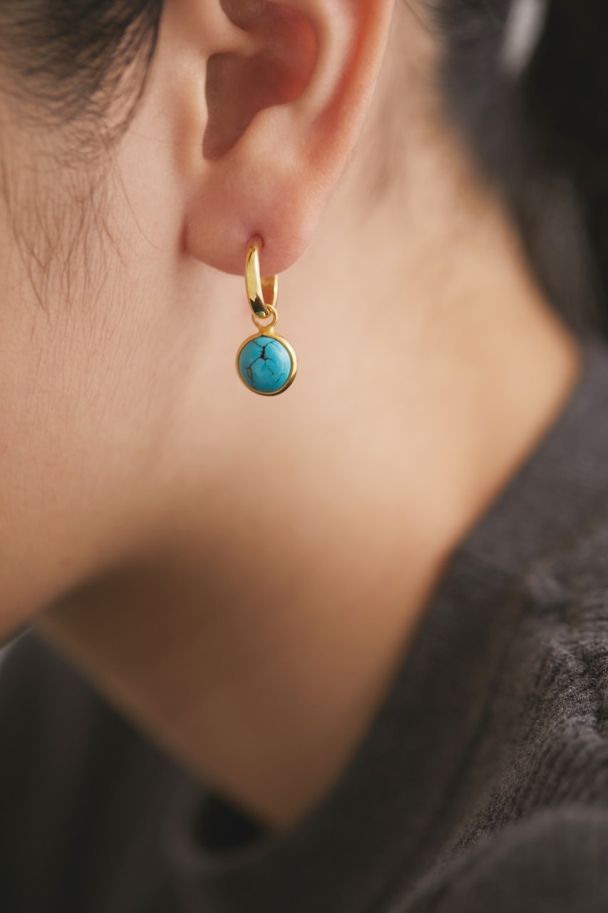 【NEW ARRIVAL】Ludique Round Turquoise Gold