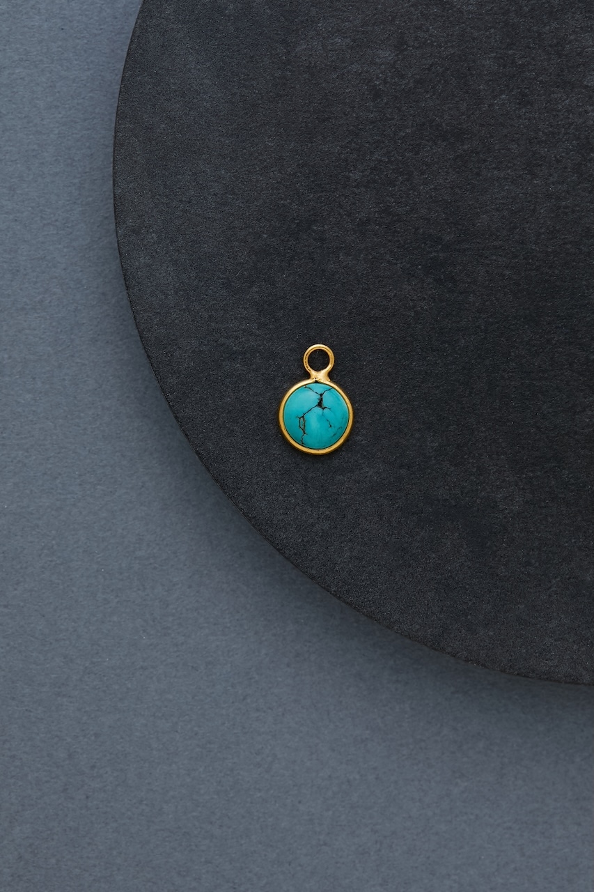 【NEW ARRIVAL】Ludique Round Turquoise Gold