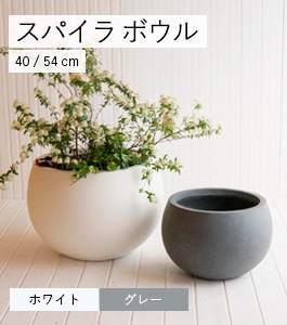 スパイラ ボウルプランター | ファイバークレイプロ | 植木鉢