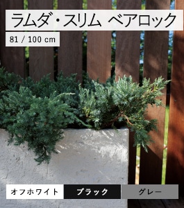 konton ラムダスリム プランター ベアロック 80 ラムダ・スリム 長角