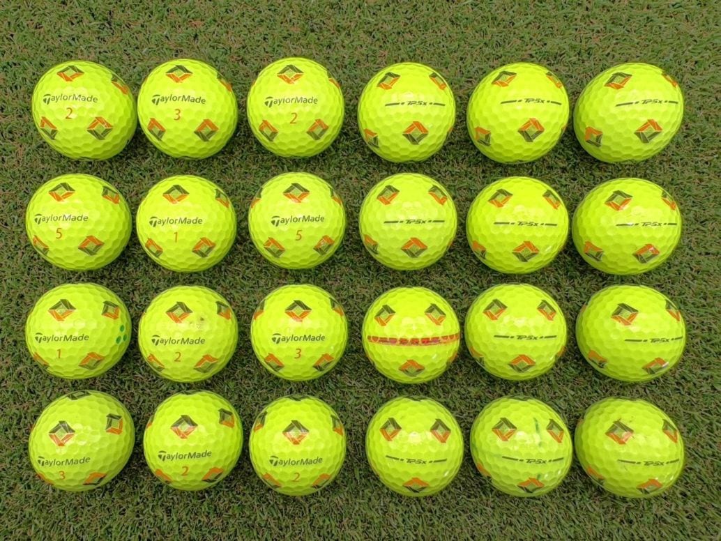 テーラーメイド TP5ｘ　Pix イエロー（2024年）24球【品質★★★～★★】