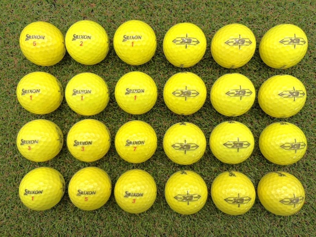ダンロップ SRIXON X3　イエロー  24球【品質★★★】