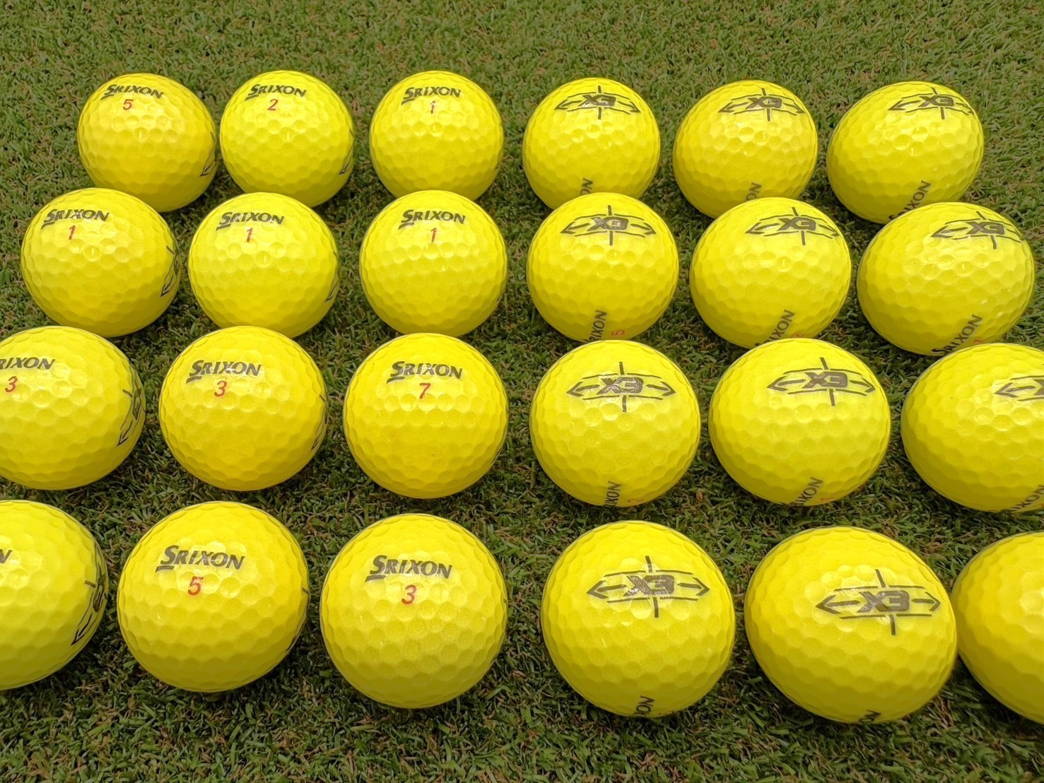 ダンロップ SRIXON X3　イエロー  24球【品質★★★】