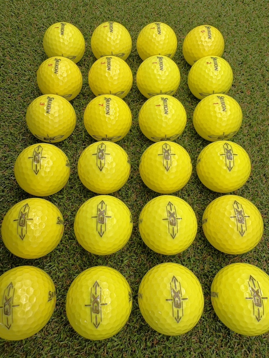 ダンロップ SRIXON X3　イエロー  24球【品質★★★】