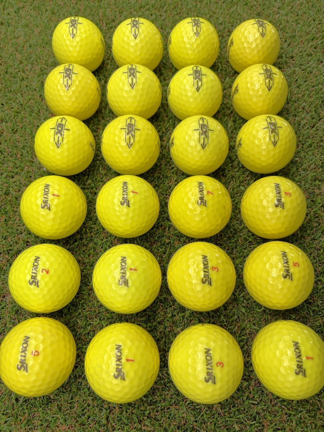 ダンロップ SRIXON X3　イエロー  24球【品質★★★】