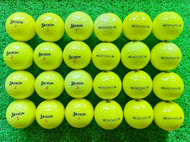 スリクソン ディスタンス（2022年）黄色 24球【品質★★★~★★】