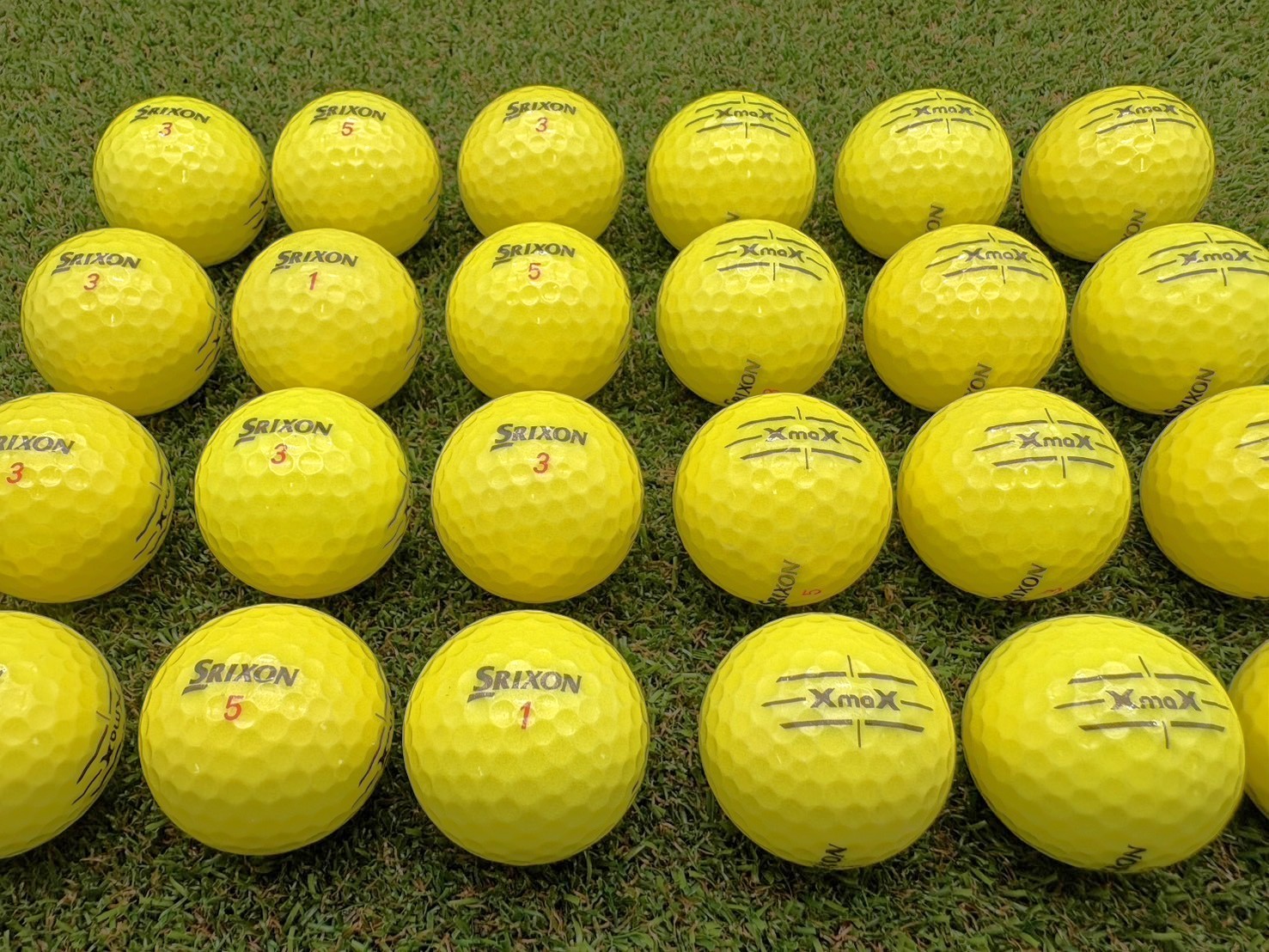 ダンロップ SRIXON XmaX イエロー 24球【品質★★★】