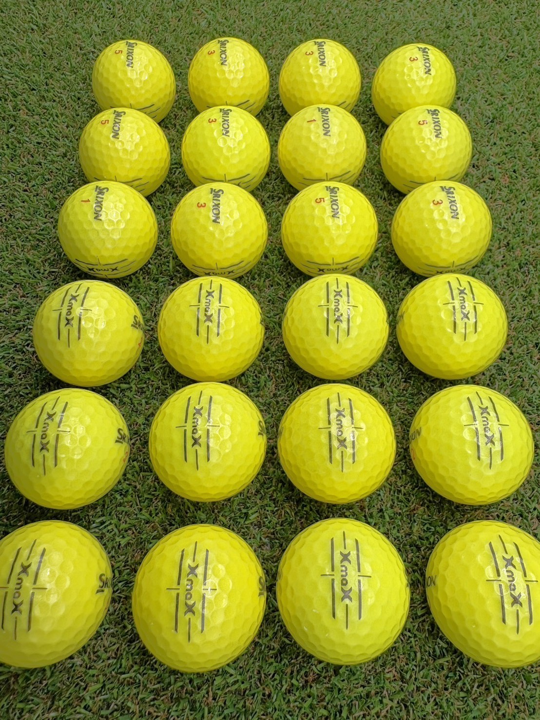 ダンロップ SRIXON XmaX イエロー 24球【品質★★★】