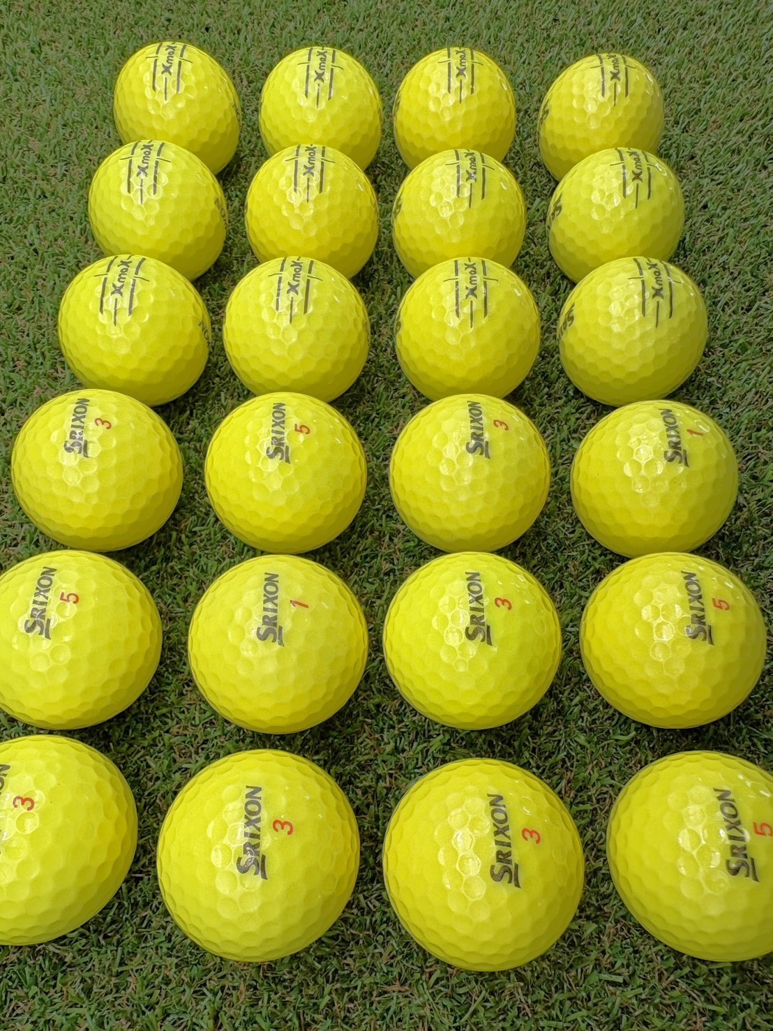 ダンロップ SRIXON XmaX イエロー 24球【品質★★★】