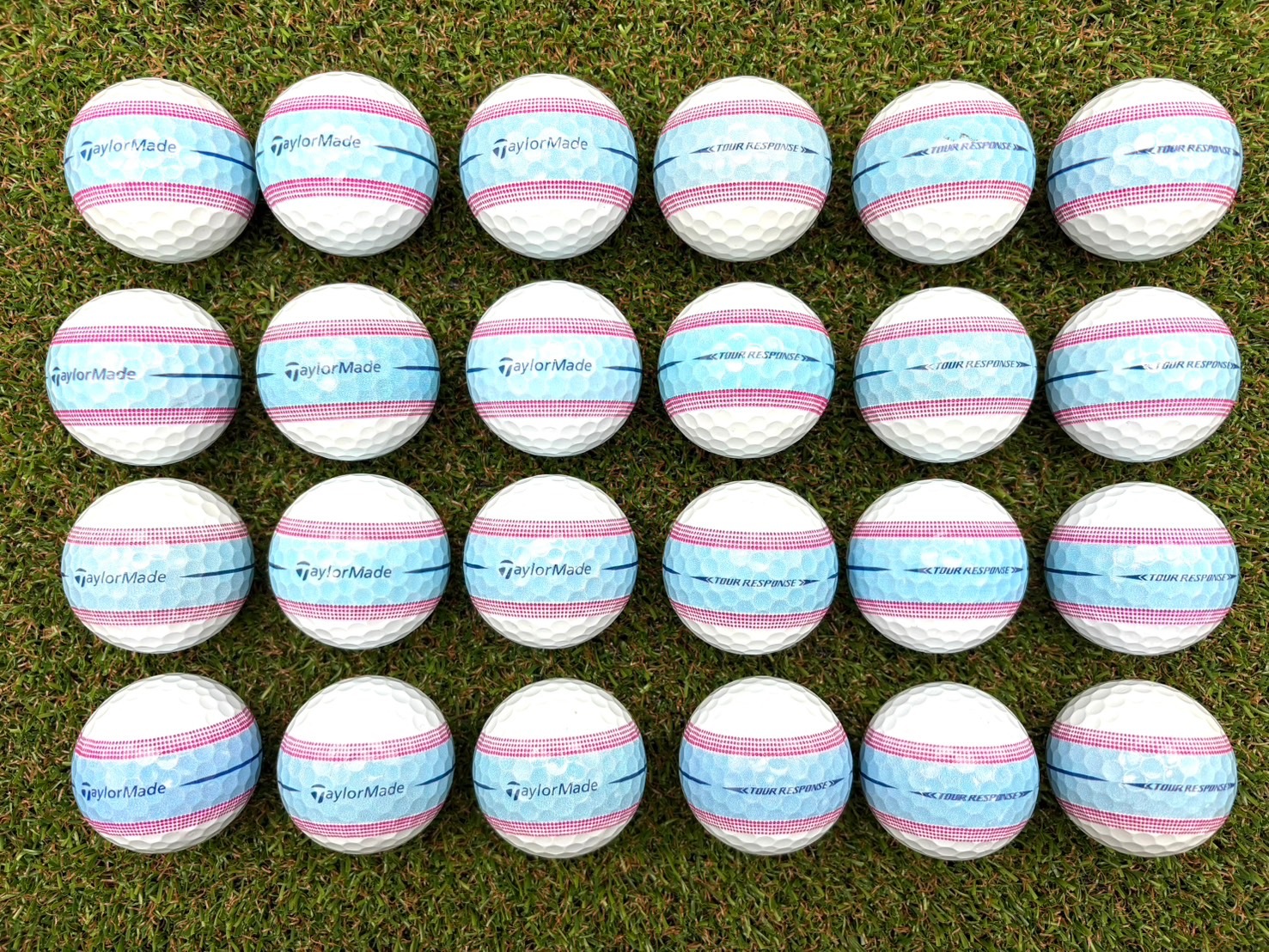 テーラーメイド TOUR RESPONSEシリーズ ブルー 24球【品質★★★~★★】