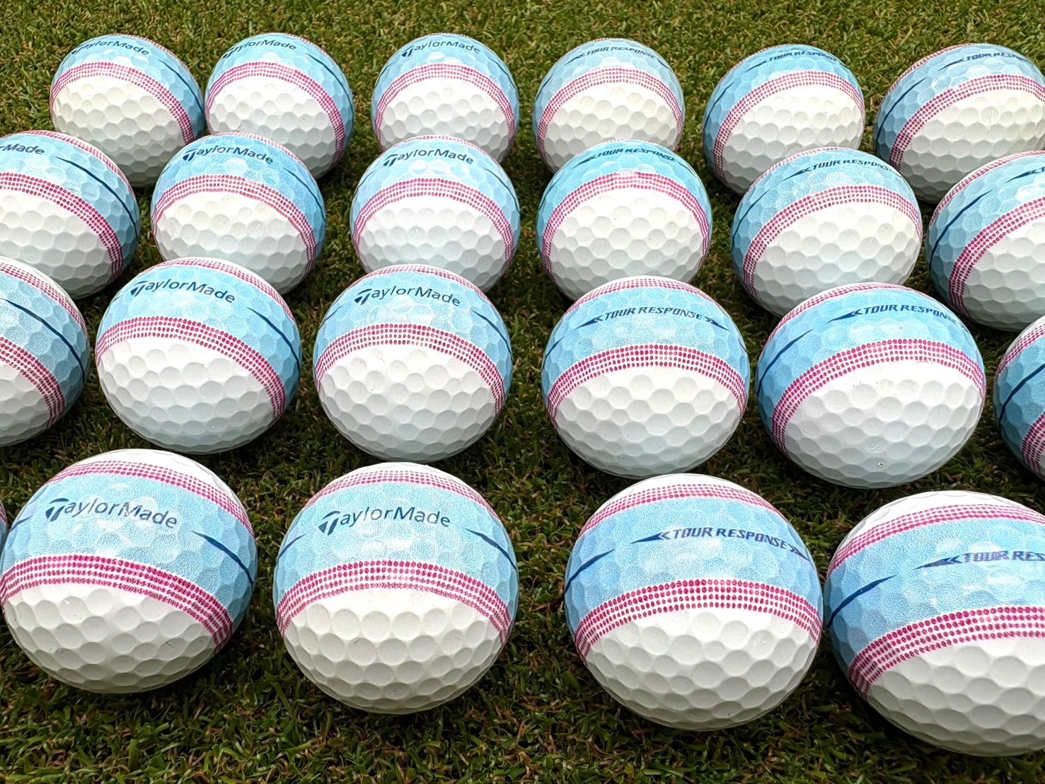 テーラーメイド TOUR RESPONSEシリーズ ブルー 24球【品質★★★~★★】