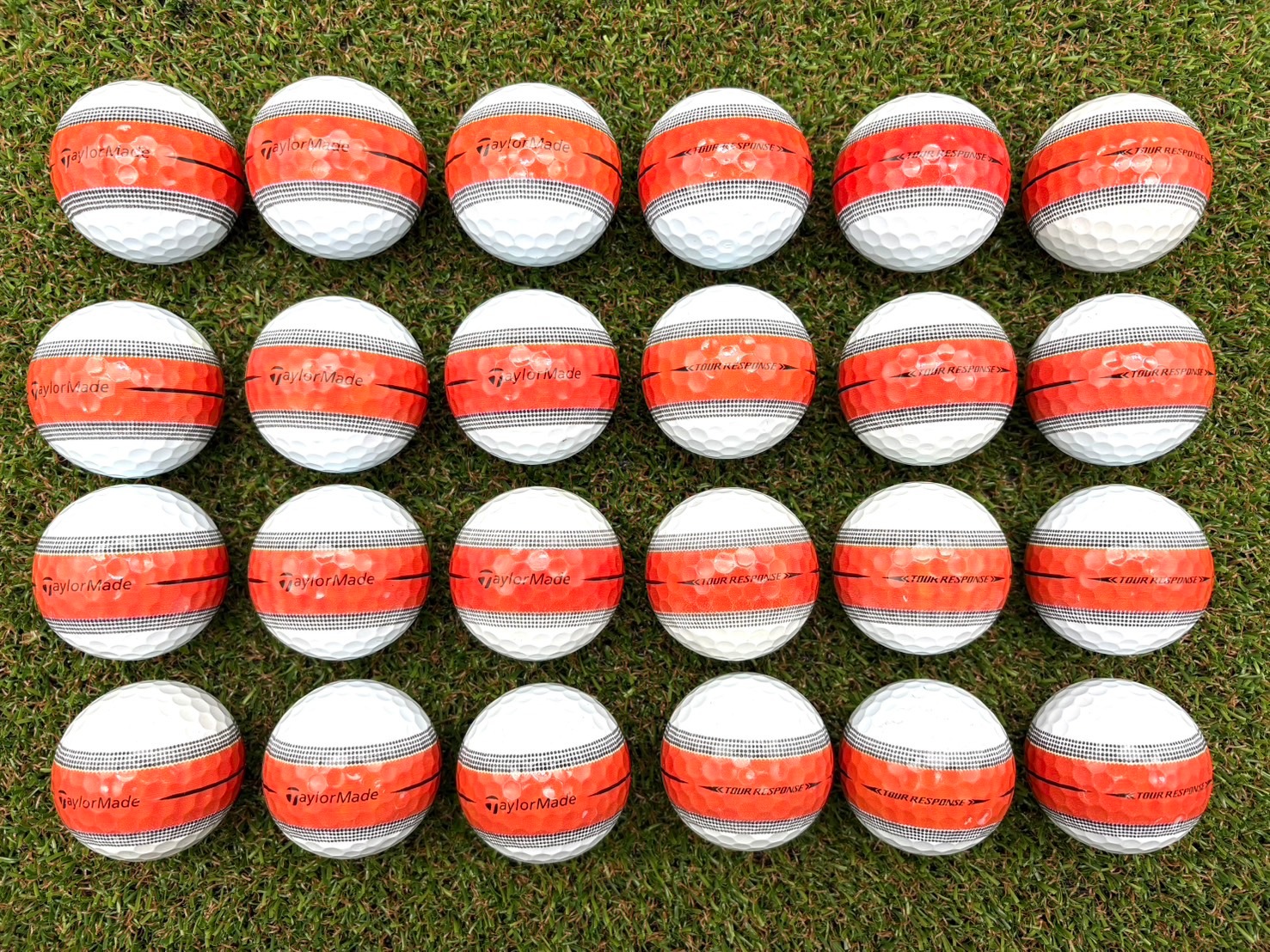 テーラーメイド　TOUR RESPONSEシリーズ オレンジ 24球【品質★★★～★★】
