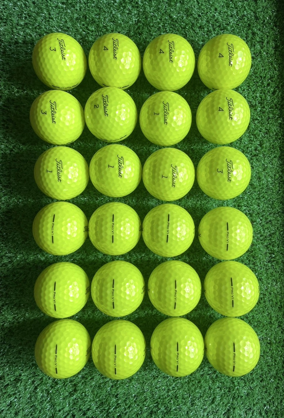 タイトリスト PRO V1 カラー （2025年）24球【品質★★★】