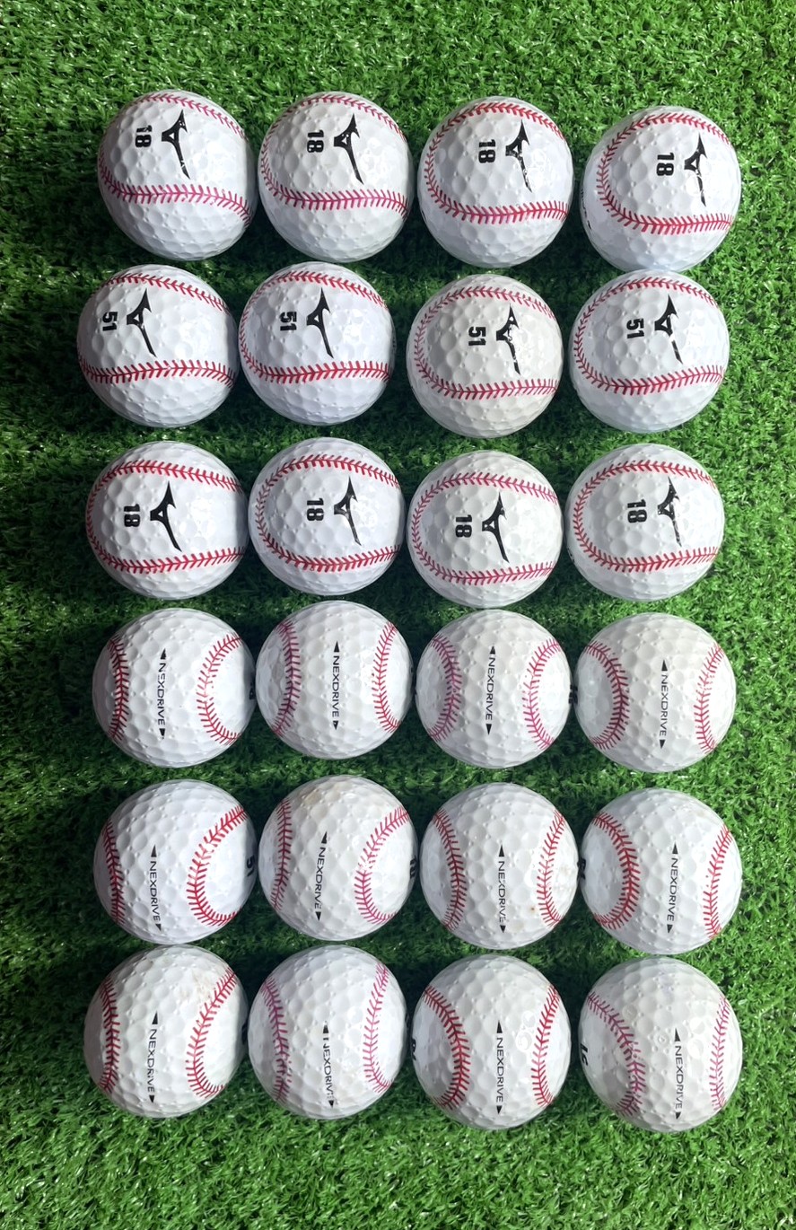 ミズノ　NEXDRIVE　野球柄　年代混合 24球【品質★★★～★★】