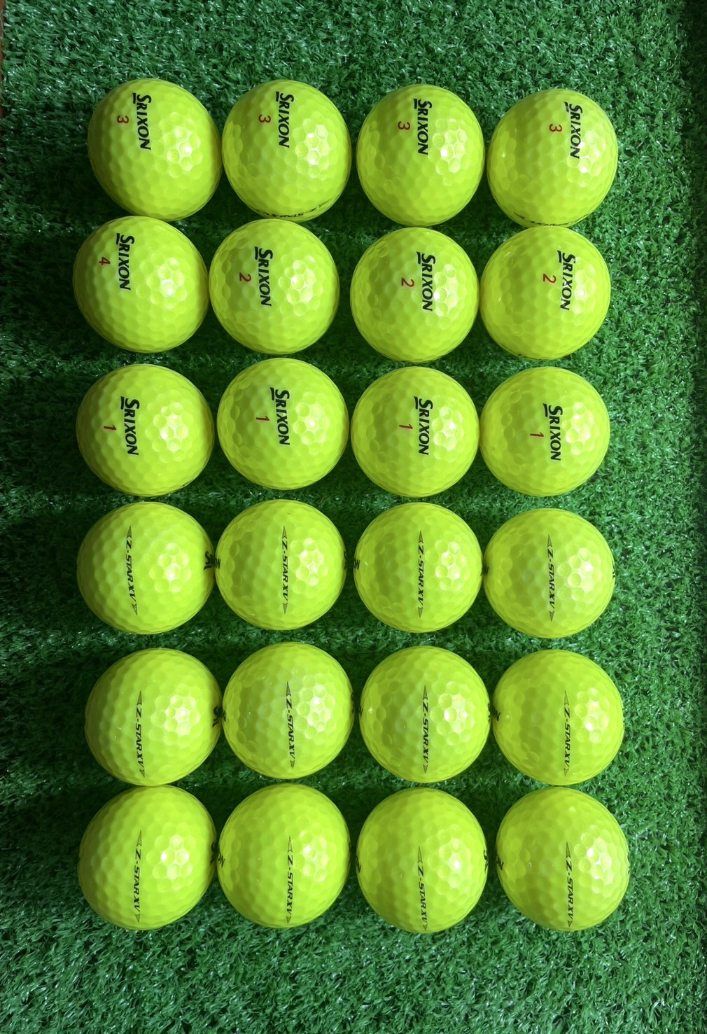 SRIXON  Z-STAR　XV　カラー（25年）24球【品質★★★】