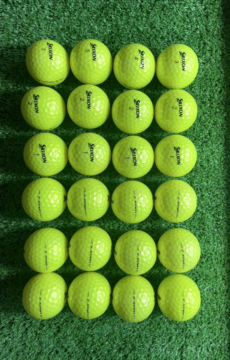 SRIXON  Z-STARダイヤモンド　カラー（25年）24球【品質★★★】