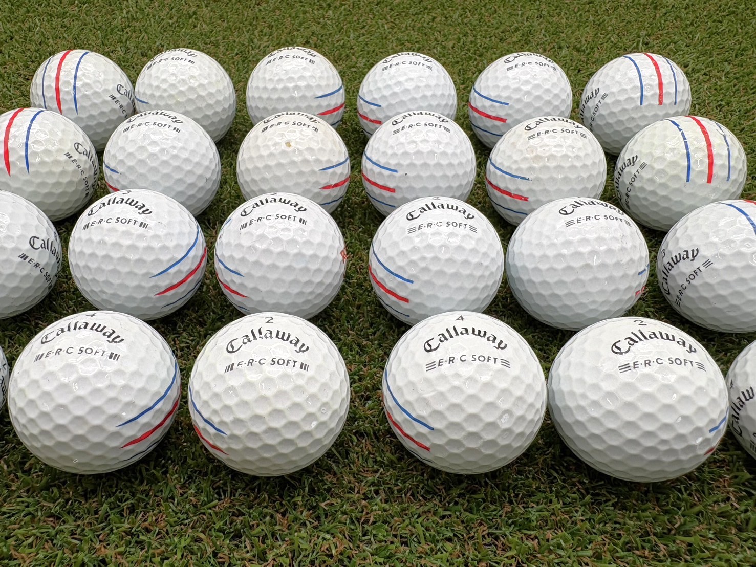 キャロウェイゴルフ ERC SOFT 年代混合 24球【品質★★】