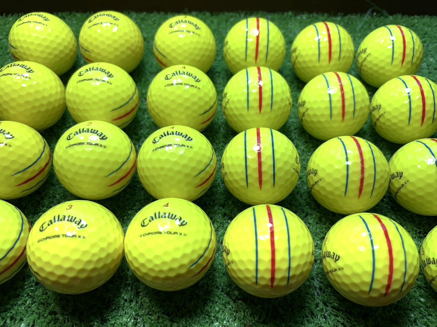 キャロウェイ クロムツアーX トリプルトラック イエロー 2024年　24球【品質★★★】