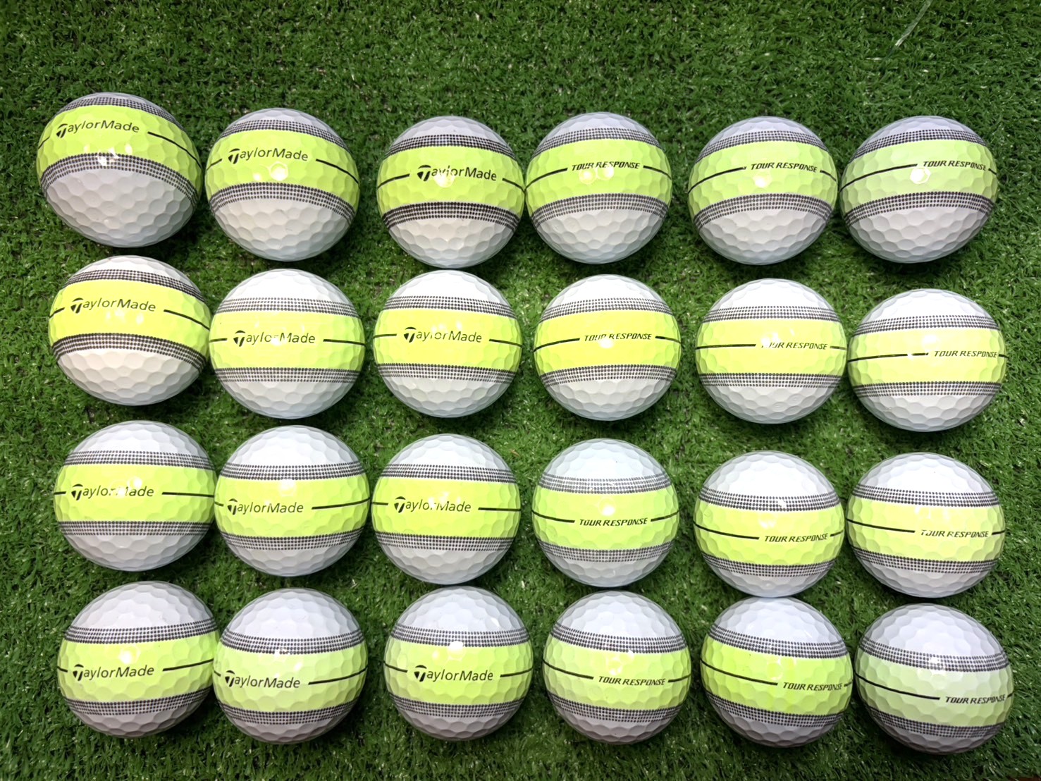 テーラーメイド　TOUR RESPONSE　最新2025 グリーン 24球【品質★★★～★★】