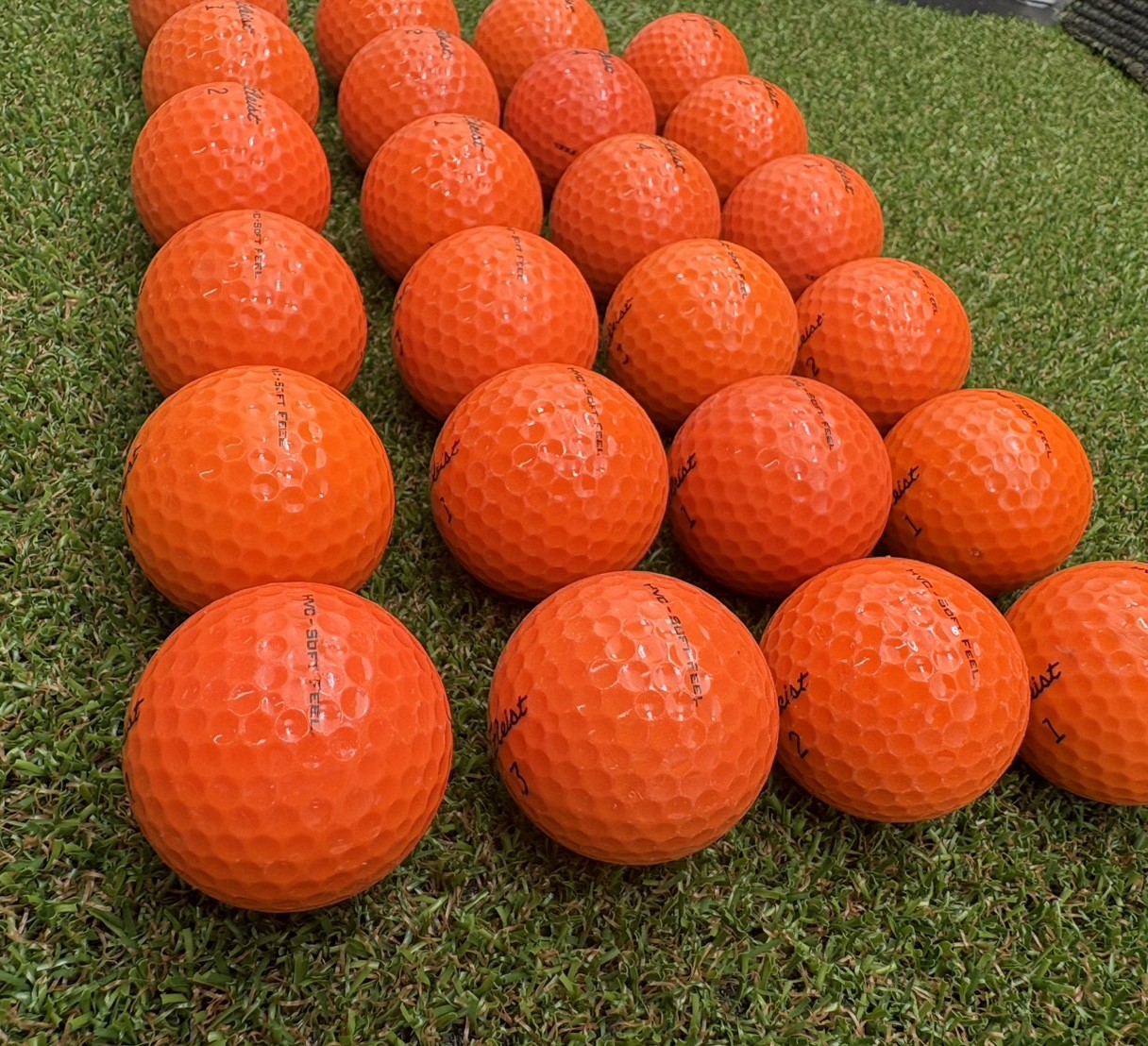 タイトリスト HVCソフトフィール 24球　オレンジ【品質★★★～★★】