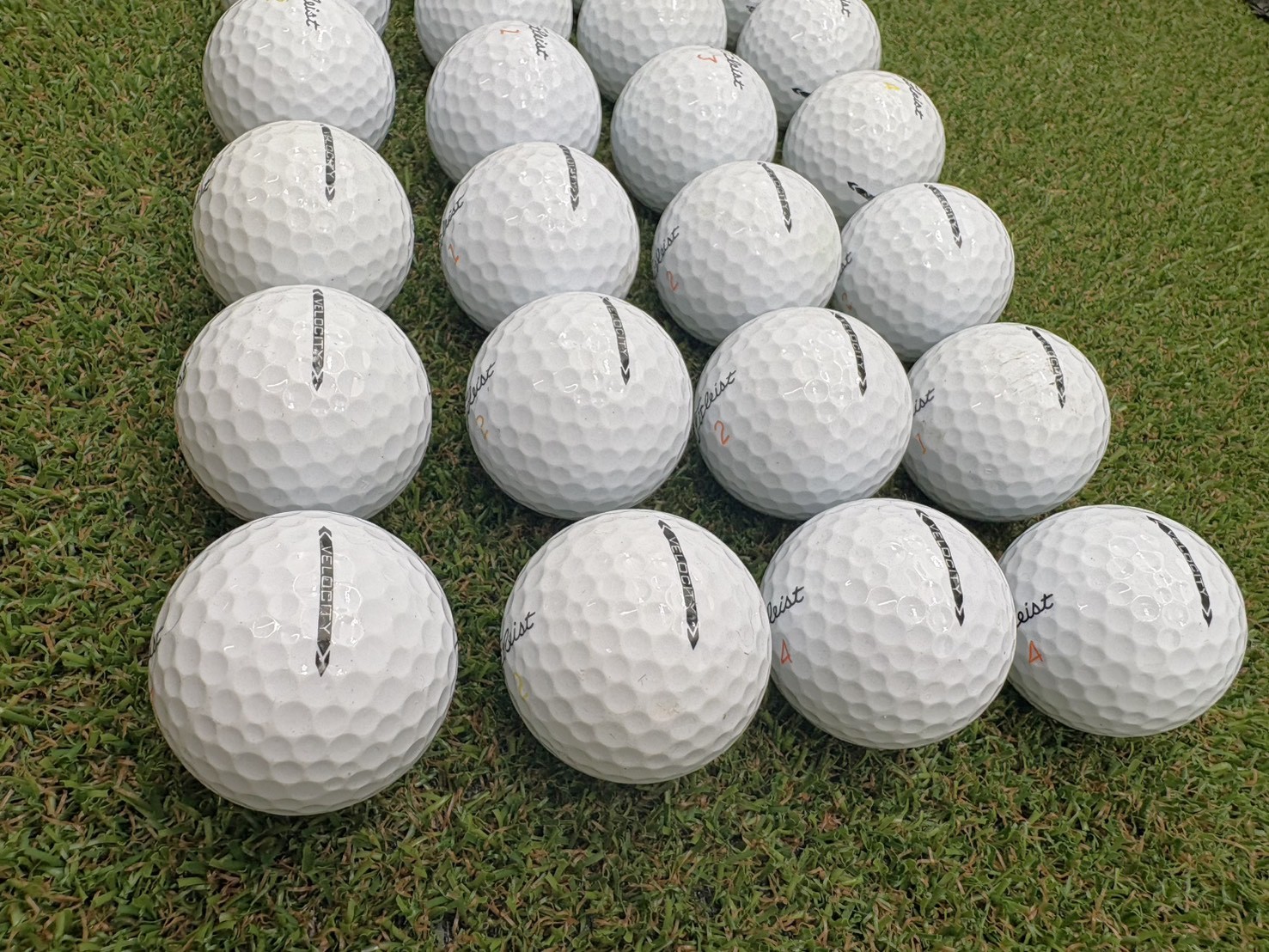 タイトリスト ヴェロシティ 24球　白色【品質★★★～★★】