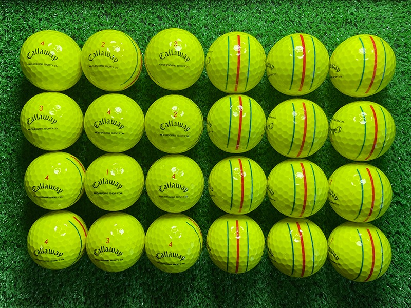 キャロウェイゴルフ CHROME SOFT  トリプル・トラック　22年（カラー：イエロー）24球【品質★★★】