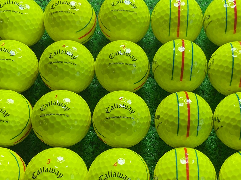キャロウェイゴルフ CHROME SOFT  トリプル・トラック　22年（カラー：イエロー）24球【品質★★★】
