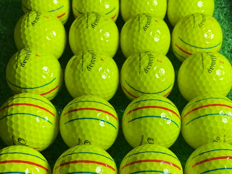 キャロウェイゴルフ CHROME SOFT  トリプル・トラック　22年（カラー：イエロー）24球【品質★★★】