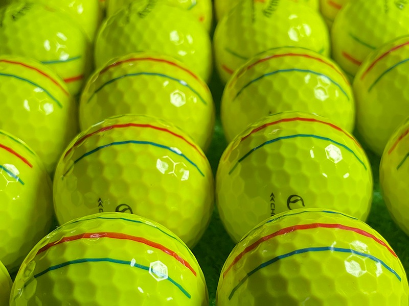 キャロウェイゴルフ CHROME SOFTシリーズ トリプル・トラック 年代混合(カラー:イエロー)24球【品質★★★~★★混合】