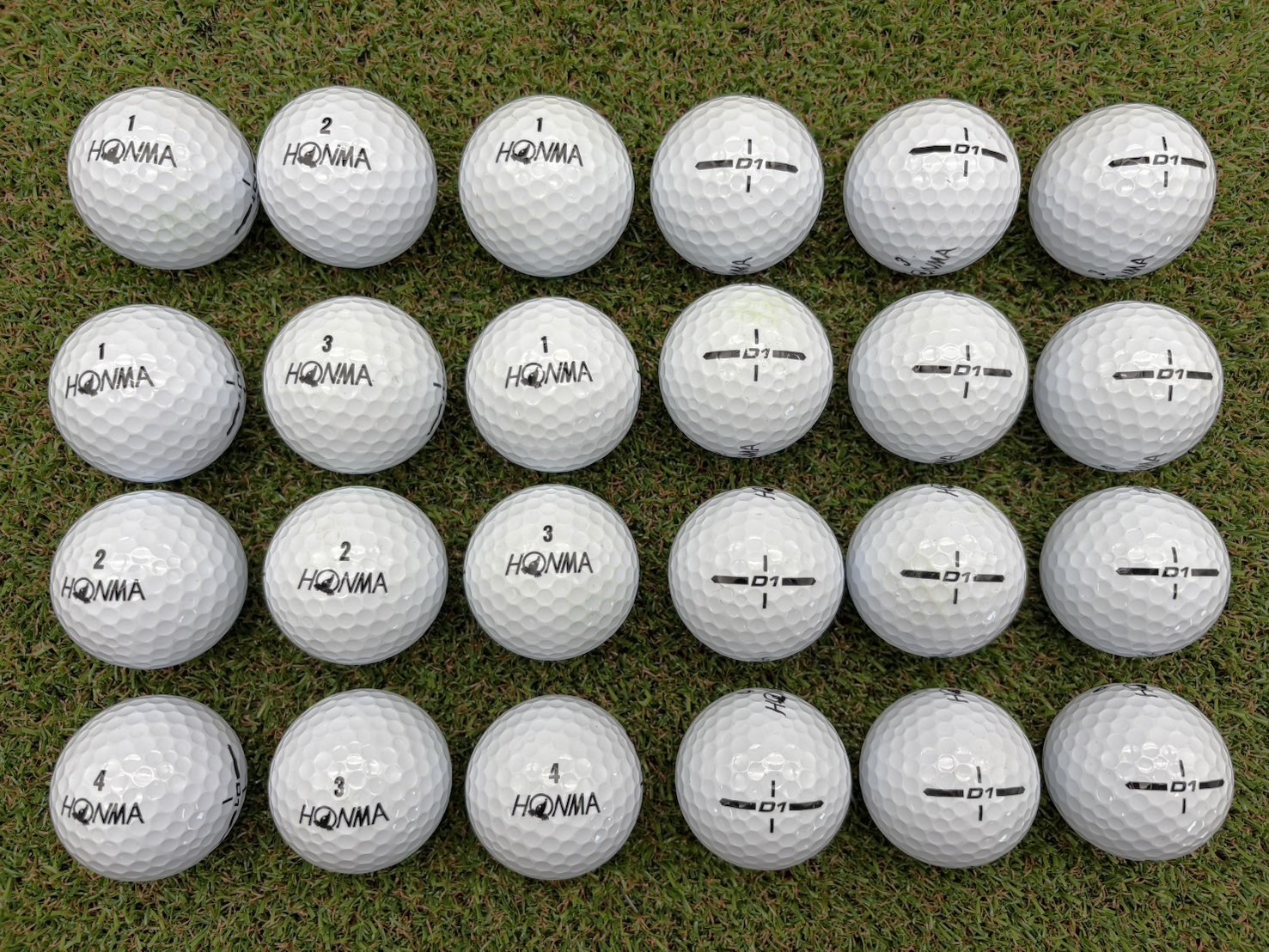 本間ゴルフ HONMA D1 ２０２４年 24球【品質★★★～★★】