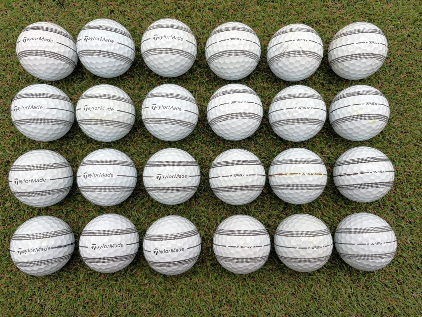 テーラーメイド TP5ｘ ストライプ（2024年）24球【品質★★★～★★】