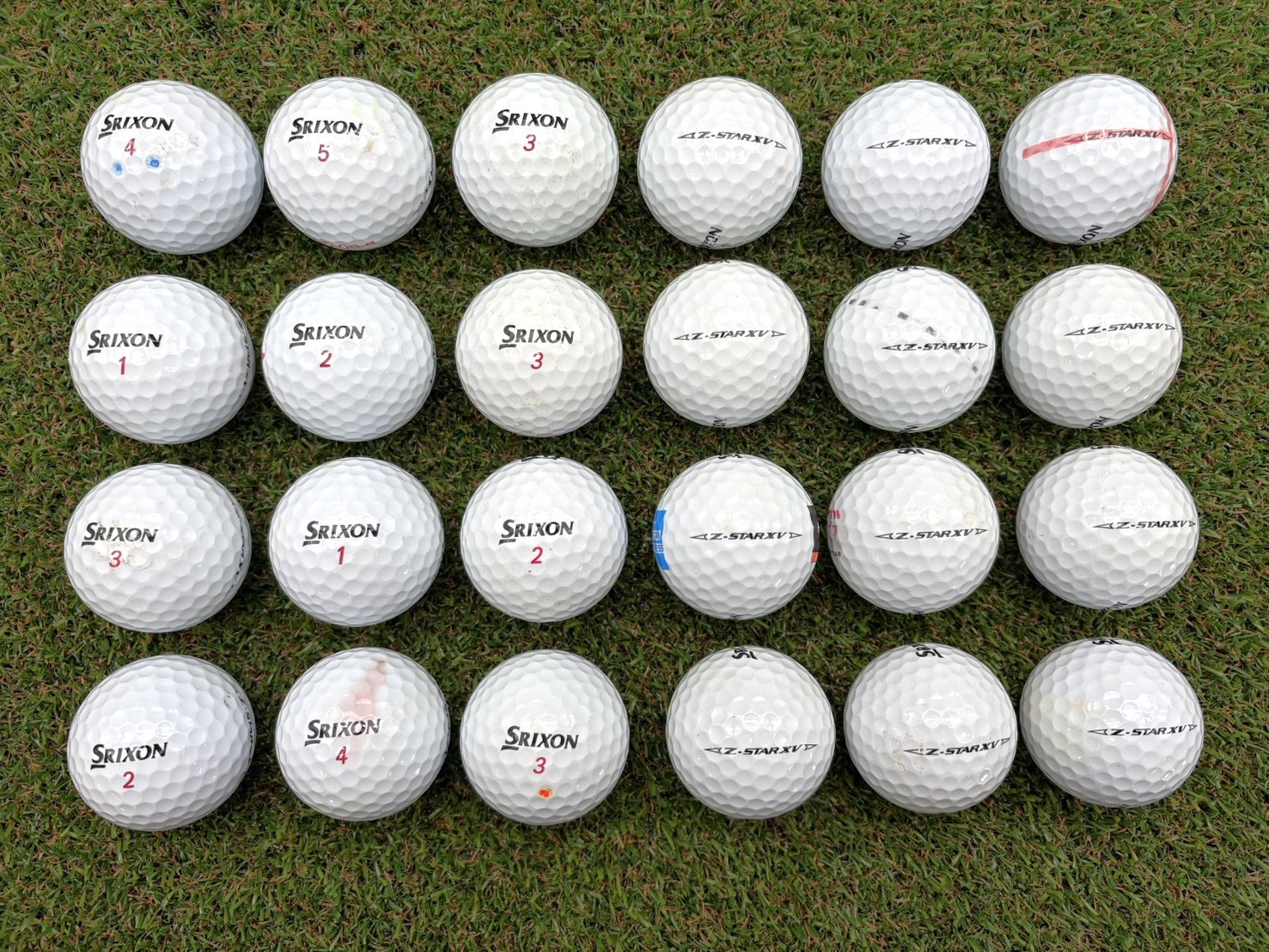 新年大特価　ダンロップ SRIXON Z-STARXV （２3年） 24球　【品質★★】