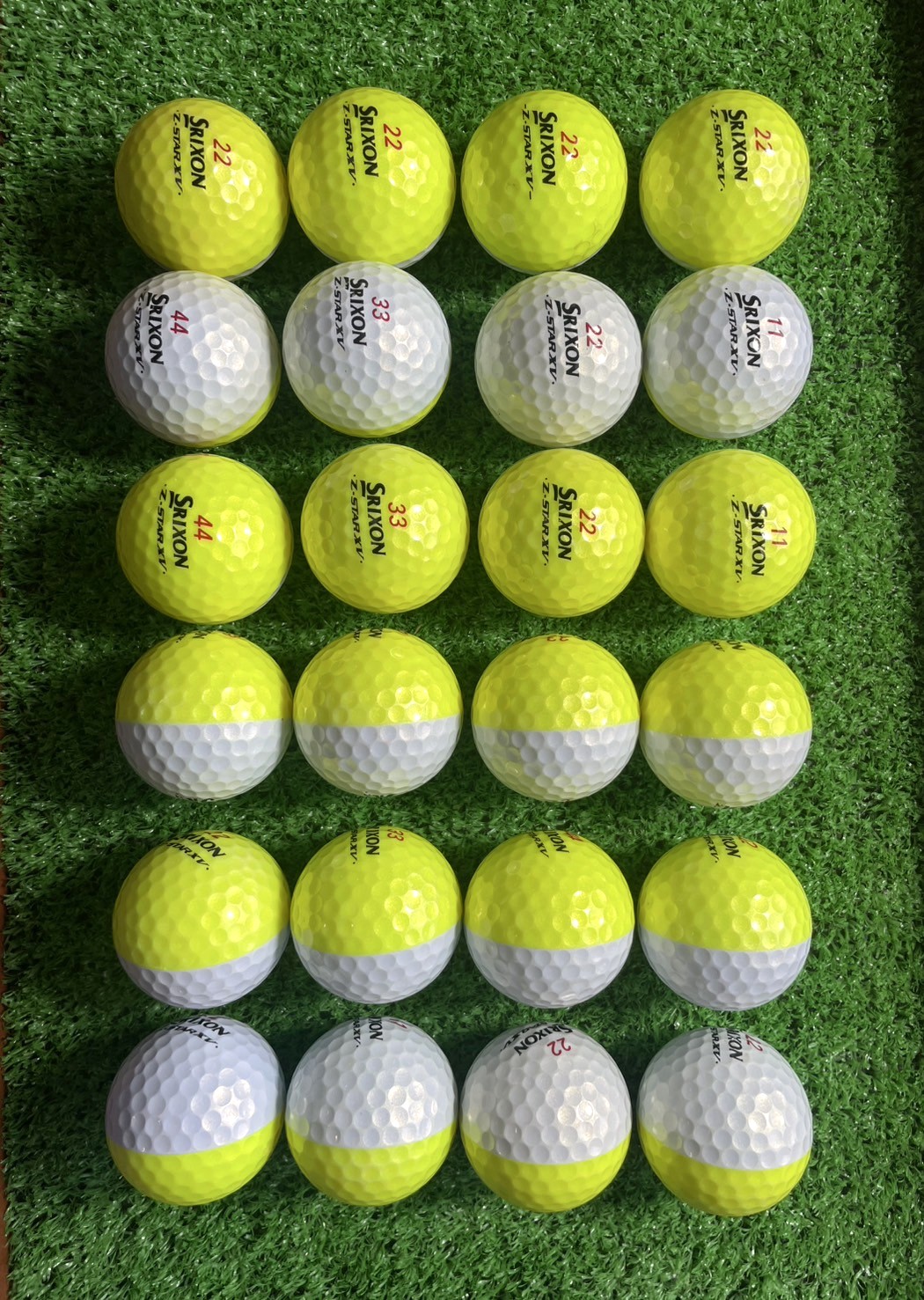 SRIXON Z-STAR XV ディバイド 24球【品質★★★~★★】