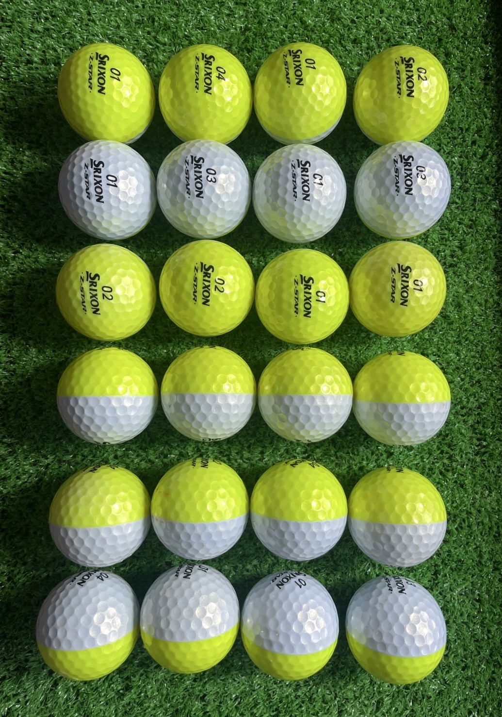 SRIXON Z-STAR ディバイド 24球【品質★★★~★★】