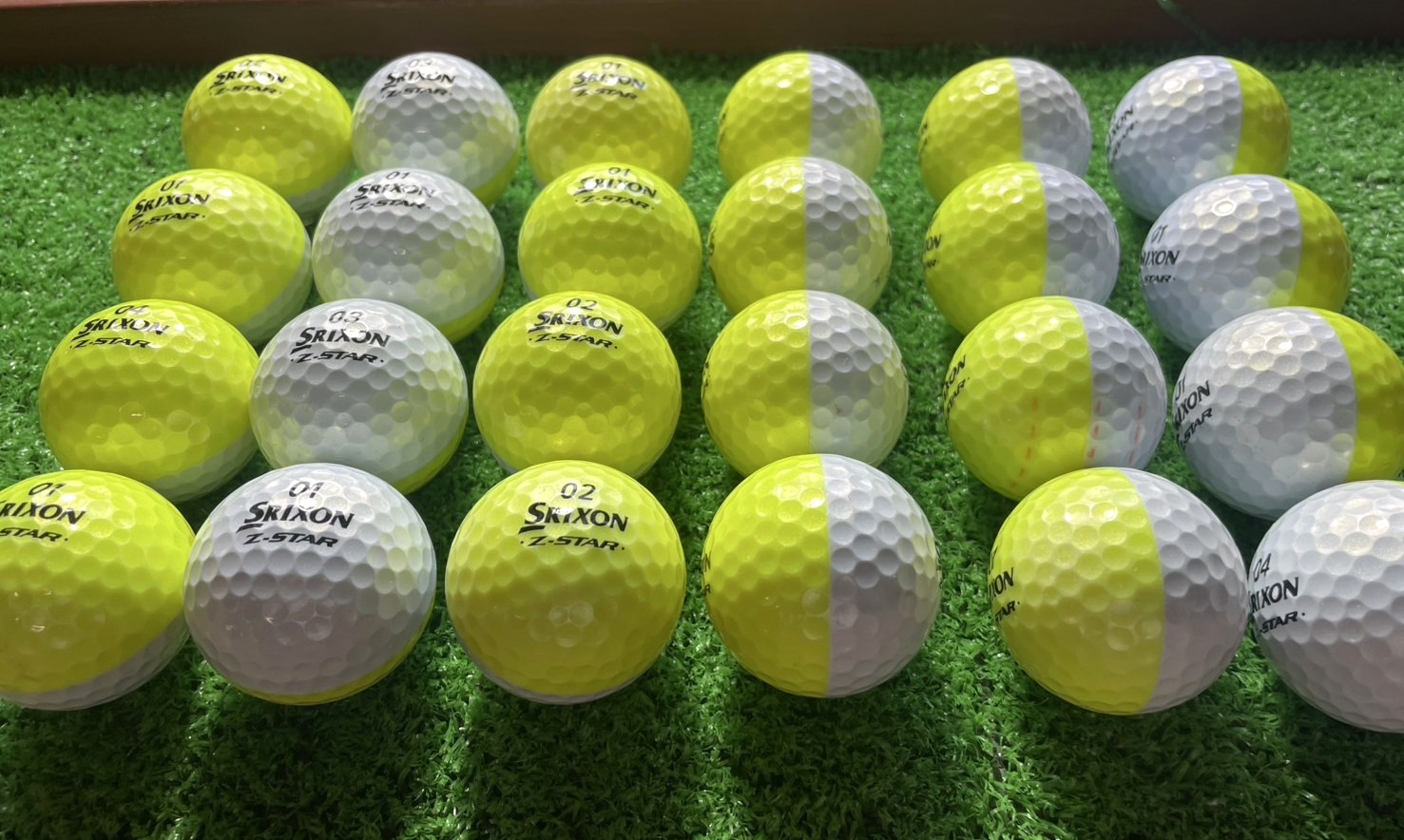 SRIXON Z-STAR ディバイド 24球【品質★★★~★★】