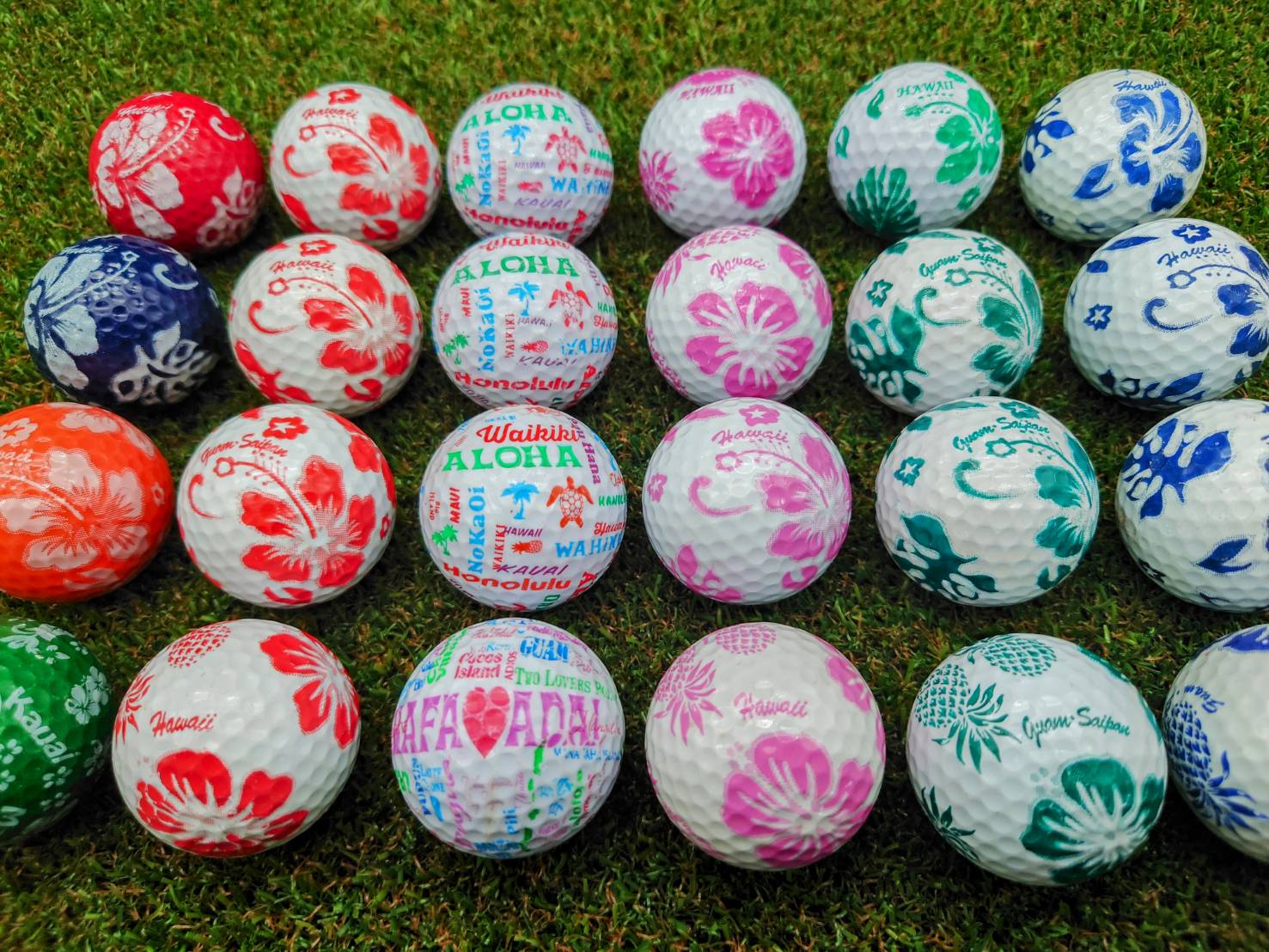 ハワイ・グアム・サイパン　絵柄混合 24球【希少・現品発送】