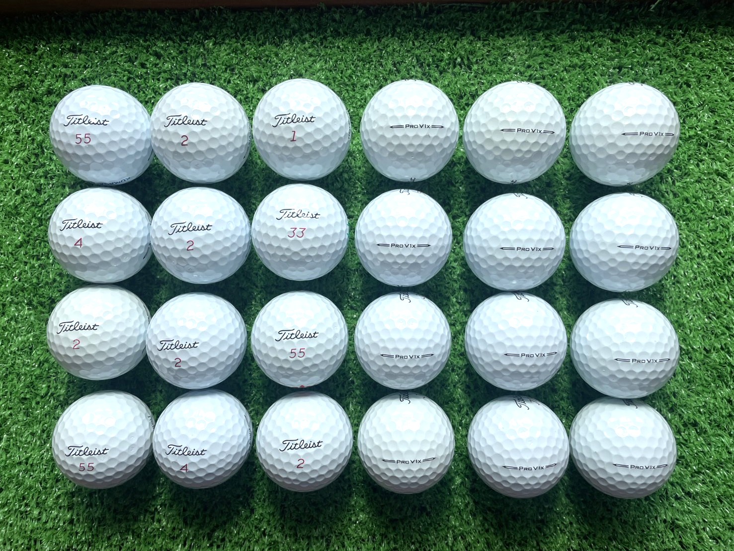 TITLEIST  PROV1X（23年）24球【品質★★★】